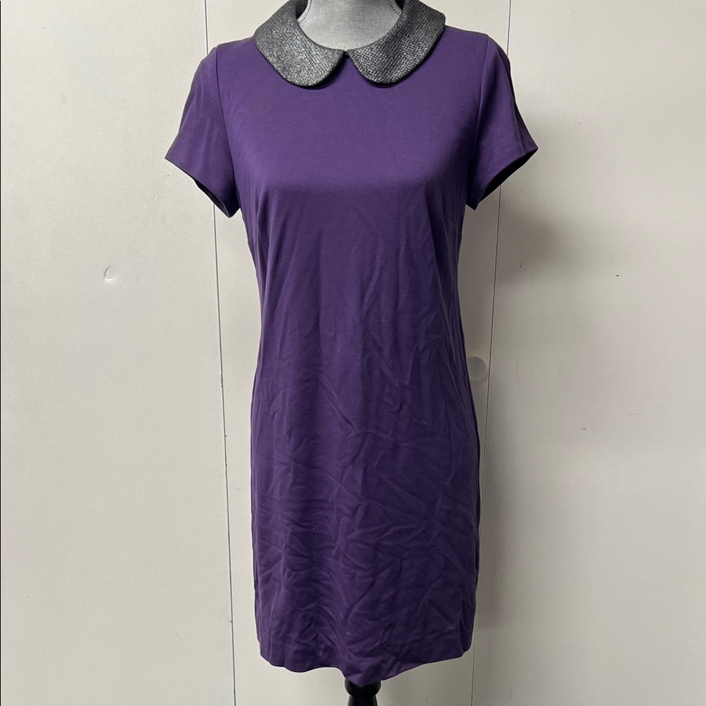 Donna Morgan Purple and Black Dress